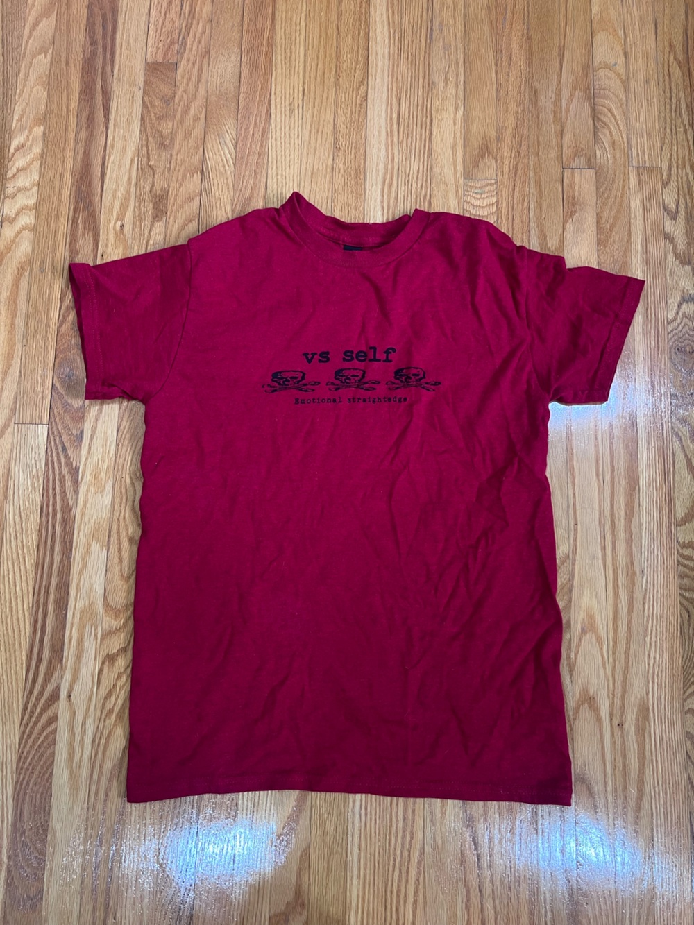 vs self emo band tee